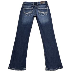BUCKLE BKE Dakota Bootcut Jeans Bleach Wash Y2K Low Rise Denim | Women's 26L